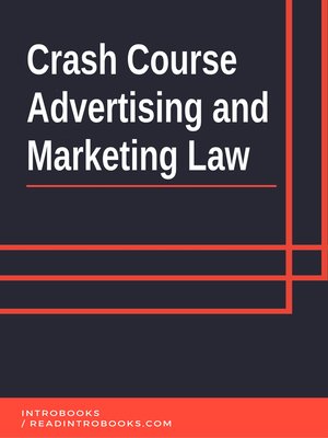 cover image of Crash Course Advertising and Marketing Law